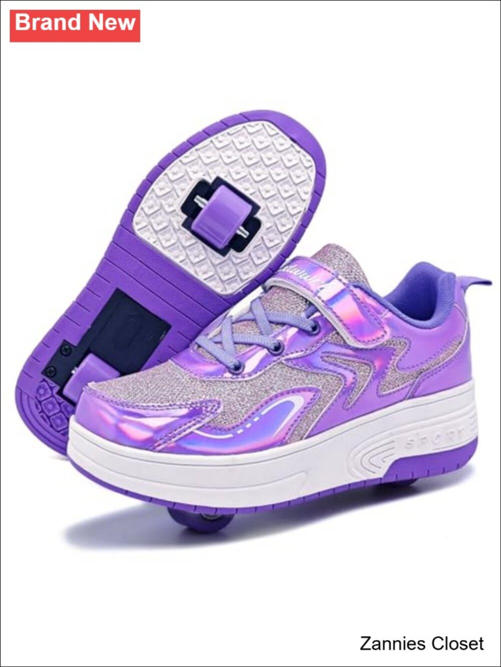 ✨ Wooowyet Kids Roller Skate Shoes Detachable Wheels Sneakers